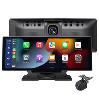 Marca personalizada inalámbrica CarPlay Monitor IPS pantalla Android Auto Touch WIFI FM BT 5,0 cámara de visión trasera reproductor Multimedia AUX