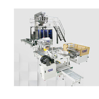 Ligne de machines d'emballage automatique de cartons, emballage de petites pochettes dans des boîtes en carton