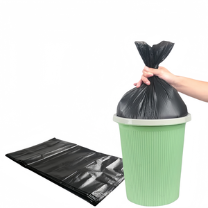 <span class=keywords><strong>Sac</strong></span> à ordures PE noir avec logo personnalisé, super grand emballage pliable de 55 gallons, compacteur de déchets de recyclage en plastique bon marché pour usage domestique - Product Image 5