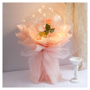 Globos transparentes <span class=keywords><strong>san</strong></span> Valentín, globo <span class=keywords><strong>de</strong></span> burbujas <span class=keywords><strong>de</strong></span> forma redonda, Rosa luminosa, para <span class=keywords><strong>san</strong></span> Valentín, venta al por mayor - Product Image 1