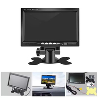 Système de surveillance de caméra de recul TFT LCD de 7 pouces avec vision nocturne et indice d'étanchéité IP68