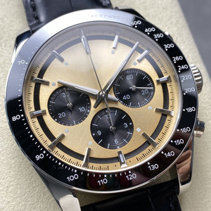 Reloj mecánico de lujo para hombre con tres esferas, cronógrafo, multifuncional, deportivo, resistente al agua, venta al por mayor - Product Image 3