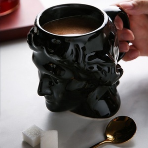 Cadeau Statue romaine <span class=keywords><strong>espagnole</strong></span> Tasse à café en céramique Vert foncé Statue de David Tasse à dessert - Product Image 6