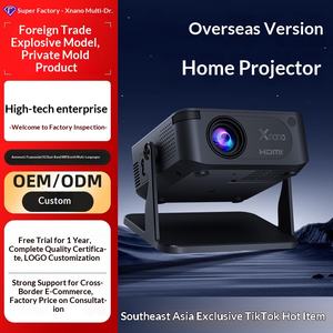 Sınır Ötesi Ev Sineması LCD Projektör 1080P Ultra Yüksek Çözünürlüklü 3D Dahili Kod Çözme Ekranı Yurt Odası Duvar Görüntüleme - Product Image 6