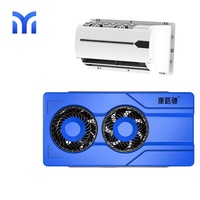 Climatiseur de stationnement 12V/24V portable à batterie avec compresseur scroll électrique 6200 BTU et double ventilateur pour cabine de camion
