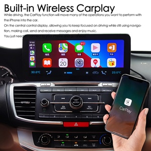 หน้าจอแอนดรอยด์ 13 ขนาด 12.3 นิ้ว สำหรับรถยนต์ฮอนด้าแอคคอร์ด 9 ปี 2013-2018 ระบบนำทาง GPS ออลอินวัน เครื่องเล่นมัลติมีเดีย วิดีโอ วิทยุ 128G รองรับ Carplay - Product Image 2