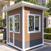 Poste de Garde de Sécurité Modulaire Préfabriqué Portable pour Entrée d'Usine