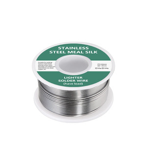 Nuevo Alambre de Soldadura Ligero de 0.8mm 50g/100g, Alambre Universal de Soldadura de Electrodos de Batería de Cobre-Hierro-Níquel, Acero Inoxidable para Electrónica - Product Image 1