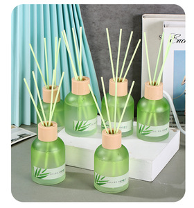Natural Tea Bamboo Jasmine Fragrance Reed Diffuser Indoor Table <b>Ornament</b> Bedroom Bathroom Aromatherapy Gift - Product Image 5