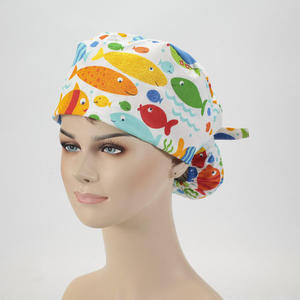Casquette chirurgicale infirmière en tissu tissé réglable pour usage médical, vétérinaire, hospitalier, chapeau de travail pour vétérinaires et pharmaciens - Product Image 6