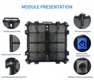 Outdoor P3.91 500*500mm Transparent LED Screen <b>Display</b> Rental LED <b>Display</b> LED Video <b>Wall</b> for Concert Outdoor Stage Events - Product Image 3