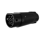Amppal Typ 1 bis Typ 2 32A Amerikanische europäische Kommunikation stationen Konvertierungs kopf Tragbarer Anschluss AC EV-Lade adapter