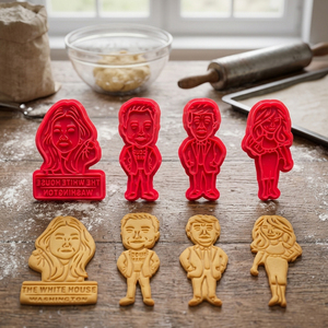 Juego <span class=keywords><strong>de</strong></span> <span class=keywords><strong>4</strong></span> Cortadores y Estampadores <span class=keywords><strong>de</strong></span> Galletas con Forma <span class=keywords><strong>de</strong></span> Retrato, Moldes <span class=keywords><strong>para</strong></span> Fondant, Cortadores <span class=keywords><strong>de</strong></span> Masa <span class=keywords><strong>para</strong></span> Hornear y Fondant - Product Image 1