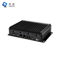 Rockchip RK3588 Computadora industrial DDR4 8G EMMC 64G M.2 5G Dual LAN Dual COM Mini Pc sin ventilador Mini computadora industrial integrada