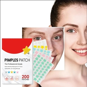 Parche reparador para acné, cuidado facial de la piel, manchas que se desvanecen, marcas de espinillas, cubierta cerrada para manchas de acné, parche de reparación de espinillas - Product Image 2