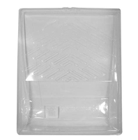 Bac à peinture en plastique de 9 pouces, blanc, épais, remplaçable, pour bricolage et vente en gros