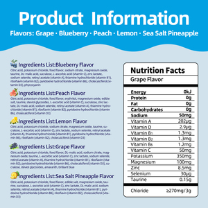 Poudre de nutrition sportive électrolytique OEM/ODM, complément d'endurance avec vitamines et <span class=keywords><strong>taurine</strong></span> - Product Image 3