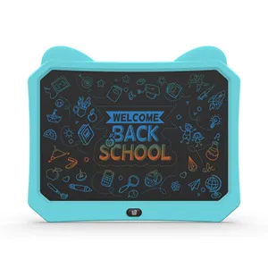 어린이 드로잉 보드 낙서 보드 대형 17 "LCD 쓰기 태블릿 2 펜 컬러 스크린 지울 유아 장난감