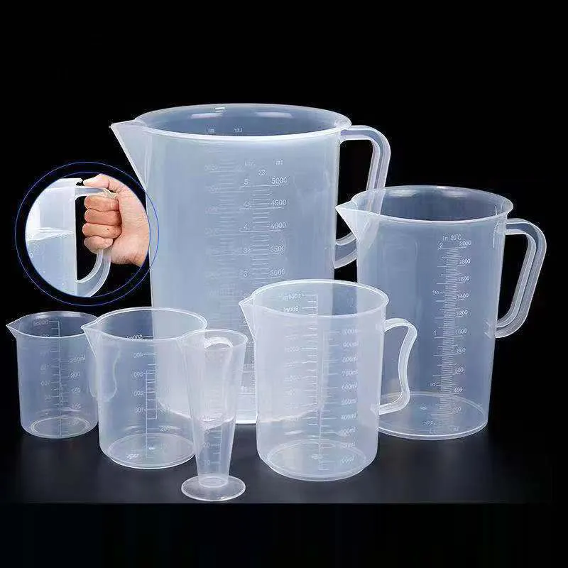 Graduated Plastic Pp Transparent Measuring beaker Cup plastic Measuring Jug