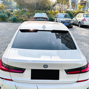Bmw Rear Spoiler Piano <b>Black</b> Carbon Fiber Texture Ducktail <b>Trunk</b> Lip For 3 Series G20 2019+ - Product Image 3