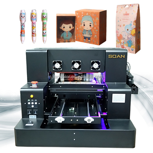 <b>A3</b> Multi Application for ID Card Bottle Golf Cylinder Bottle <b>Paper</b> Bag Flatbed LED UV Printer for Mobile Phone Case Wood Glass - Product Image 1
