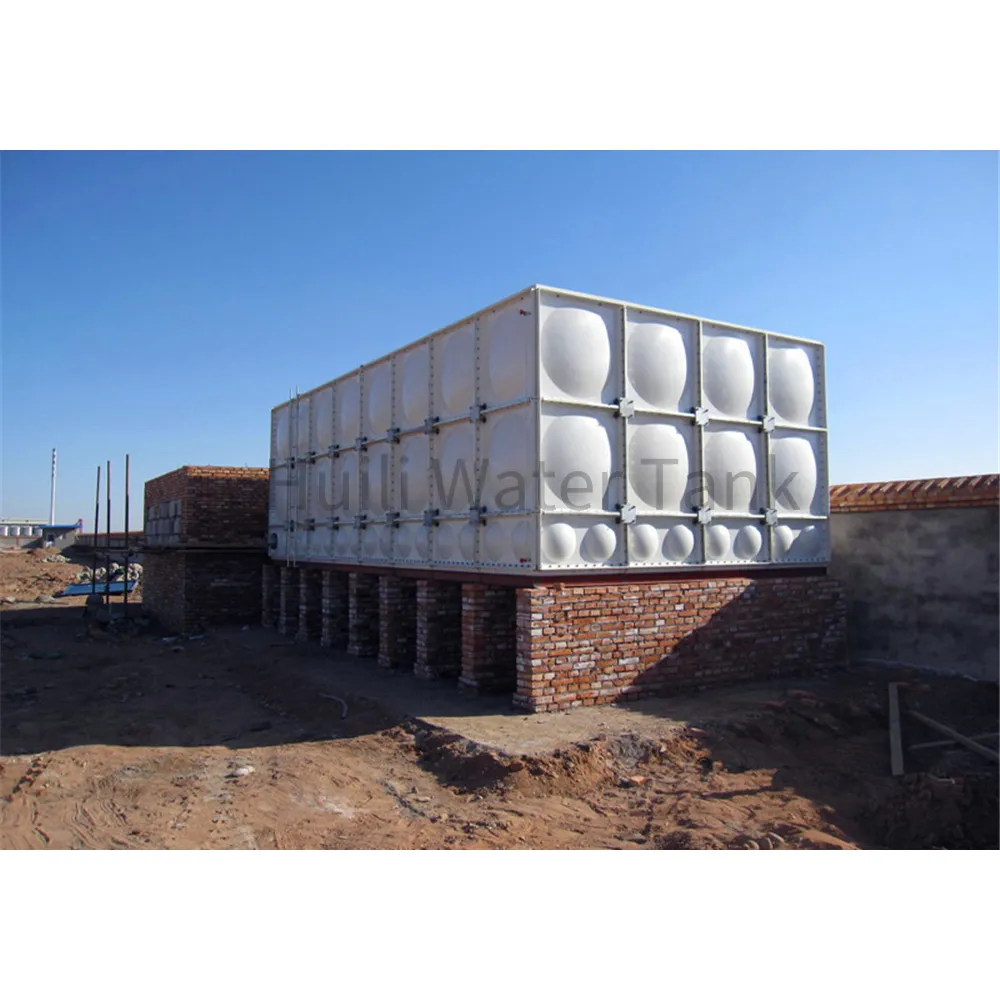 Nam Phi GRP FRP sợi thủy tinh bể chứa nước cho mưa 1000 10000 15000 lít gallon FRP Bảng điều chỉnh bể nước