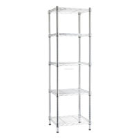 Chariot de stockage de bobines de circuits imprimés SMT ESD en acier au carbone chromé, homologué NSF, avec 5 étagères métalliques réglables, capacité de charge de 250 kg