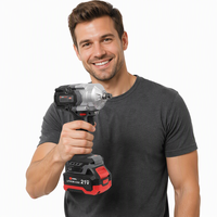 Clé à chocs sans fil OBBL OB-850 21V, 1/2 pouce, 850 N.m, couple de desserrage 1000 N.m, 800 W, pour le changement de pneus et l'entretien des véhicules