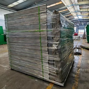 2.1x2.4m chất lượng cao chân kim loại hàng rào tạm thời Úc di động tạm thời con Chó Chạy hàng rào với trọng lượng nước - Product Image 5