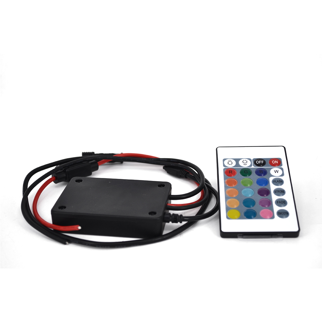 Mejor calidad roca luz Bluetooth 4 cápsulas de música Mini Led Rgbw roca luz para Offroad