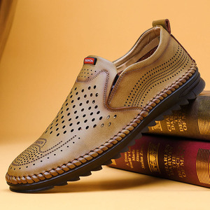 Sandalias de Cuero Blancas de Moda para Hombre, Estilo 2026 - Zapatos Casuales y Formales Más Vendidos - Suela Suave de una Pieza, Transpirables - Product Image 2