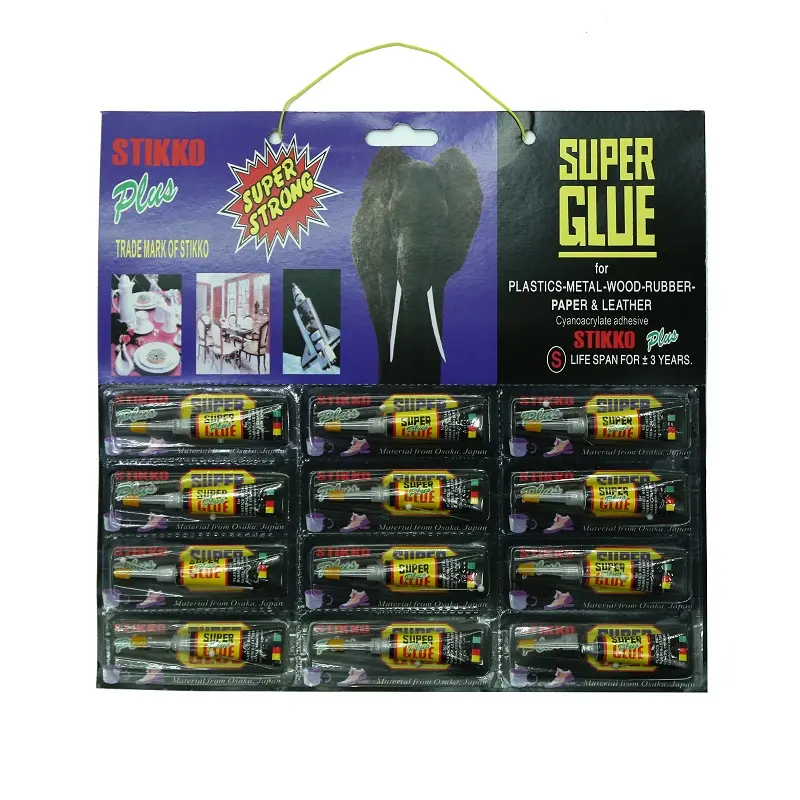 For Sale Superglue 3GX12PCS Applicable For Metal, Plastic, Wood and Porcelain