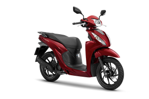 Moto automatique rouge premium 110cc, scooter urbain léger à essence, moteur refroidi par air, économique en carburant - Product Image 6