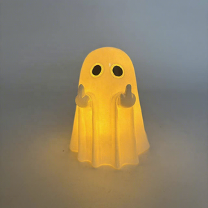 Tgyw - Decoraciones de Resina con Forma de Fantasma Blanco para Halloween, Adornos para Jardín y Accesorios de Escritorio - Product Image 6