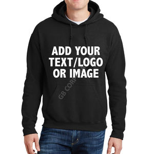 Sudadera con Capucha Holgada para Hombre, Otoño-Invierno, de Algodón y Felpa, Ecológica, con Estampado Personalizado, Altamente Recomendada - Product Image 2