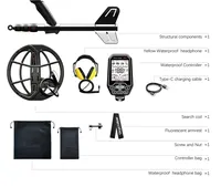 Détecteur de métaux S63 Gold, 40 kHz, multi-fréquences, 3 m de profondeur, chasse au trésor, 10 pouces, haute précision, IP68