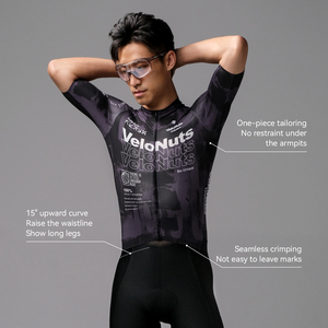 VNS-Maillot de cyclisme à manches courtes pour hommes, vêtement respirant, équipement professionnel de cyclisme, été - Product Image 3