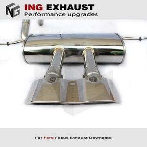 ING הטוב ביותר באיכות נירוסטה catback פליטה עבור 2012 עד פורד פוקוס 2.0T 2.3T צעיף עם שסתום אביזרי רכב - Product Image 5
