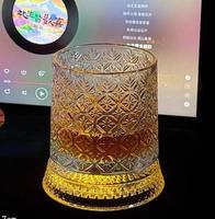 Verre à bière rotatif de luxe haut de gamme en cristal pour usage domestique, style américain