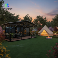 Casa Contenedor Plegable Personalizable de 40 pies/20 pies con Doble Ala Expandible, Transpirable, Diseño Moderno, Garantía de 5 Años, para Hotel al Aire Libre