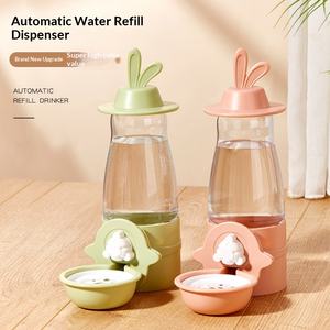 Botella de Agua y Bebedero <span class=keywords><strong>para</strong></span> Conejos, Cobayas, Hurones y Erizos - Silencioso, Gran Capacidad, Recarga Automática, 600 ml - Product Image 1