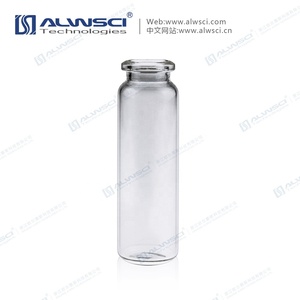 ALWSCI प्रयोगशाला उपयोग गैस क्रोमैटोग्राफी फ्लैट नीचे के साथ 20ml स्पष्ट headspace ग्लास शीशी समेटना - Product Image 6