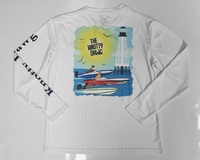 Dropshipping Fishing Compression Shirts for Men UV Sun Protection UPF 50 + Long Sleeve Tee T-Shirts Light Weight Fishing Shirt