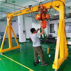 Grue à portique <span class=keywords><strong>mobile</strong></span> <span class=keywords><strong>portable</strong></span> réglable en hauteur Grue à portique <span class=keywords><strong>mobile</strong></span> <span class=keywords><strong>portable</strong></span> 10 tonnes 1 tonne - Product Image 5