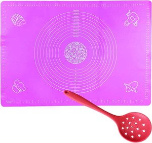 Extra Large Food Grade Non-stick Silicone Baking <b>Mat</b> for <b>Rolling</b> Out Dough and Pastry 40x60cm Eco-Friendly Countertop <b>Mat</b> - Product Image 3