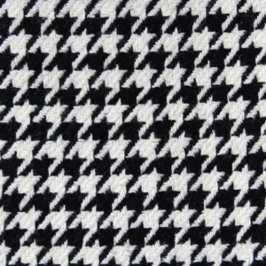 Hot Người Bán Siêu Mềm Giá Rẻ Bán Buôn Đen Trắng Houndstooth 50% <span class=keywords><strong>Polyester</strong></span> 50% Len 380gsm Vải Len Cho Áo Phù Hợp Với Váy - Product Image 3