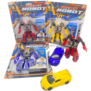 Jouets de robots de voiture transformateurs à <span class=keywords><strong>prix</strong></span> avantageux, mini robots de déformation, figurines d'action pour enfants - Product Image 2