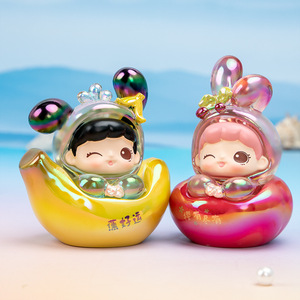 กล่องสุ่มฟิกเกอร์น่ารัก Fruit Story Party ของตกแต่งโต๊ะทำงาน ของขวัญสำหรับนักเรียน ขายส่ง - Product Image 4