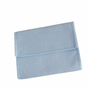 Étiquette en tissu personnalisable en sergé de coton, bordure sertie, fil non détachable, pochettes épaisses pour bijoux et boucles d'oreilles - Product Image 5