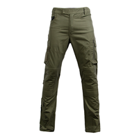 Pantalon de travail tactique pour homme, résistant aux déchirures, en coton mélangé, multi-poches, robuste, pour l'extérieur, résistant à l'eau, idéal pour l'été